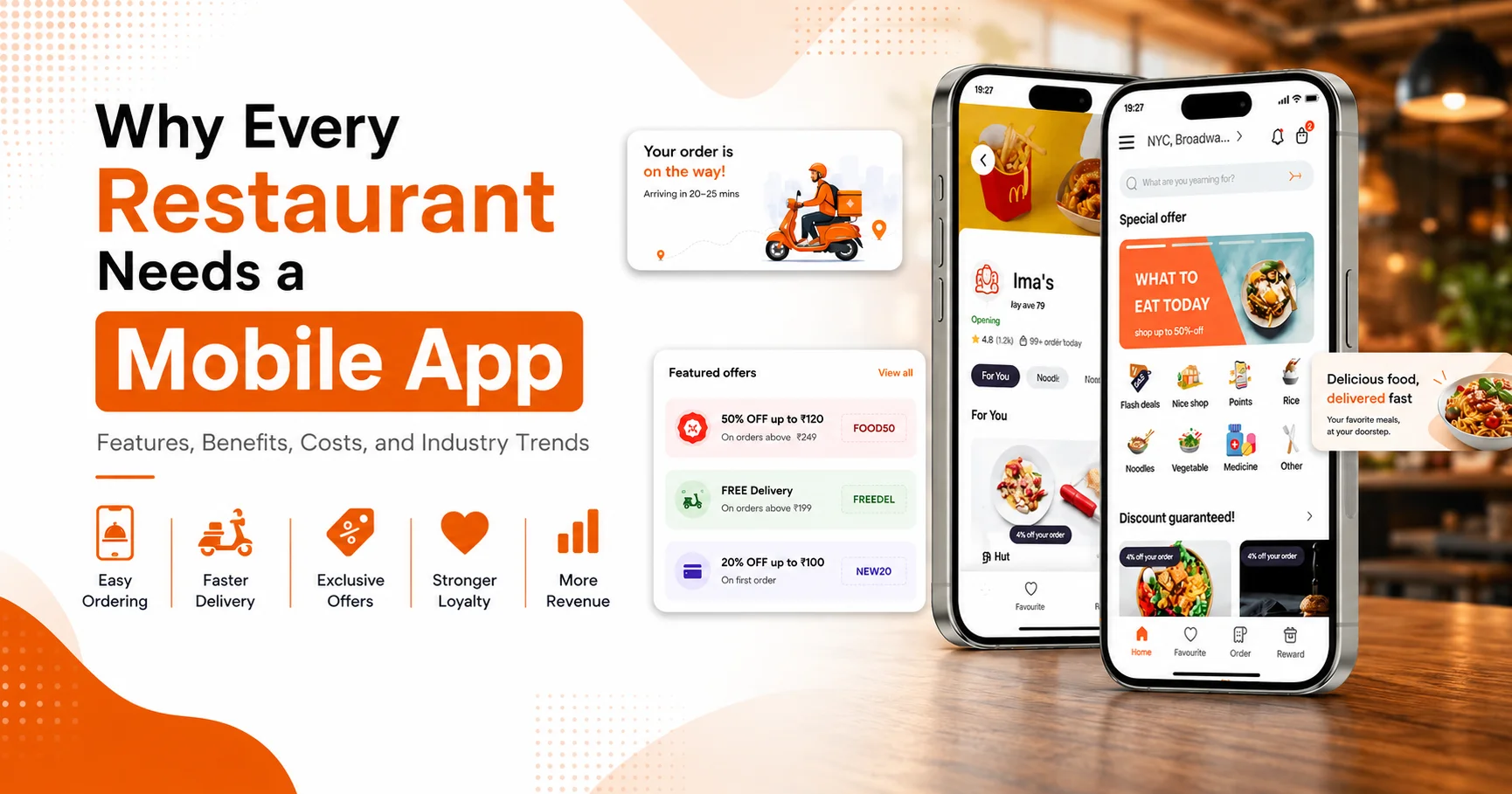 Why Every Restaurant Needs a Mobile App in 2026: Features, Benefits, Costs, and Industry Trends
