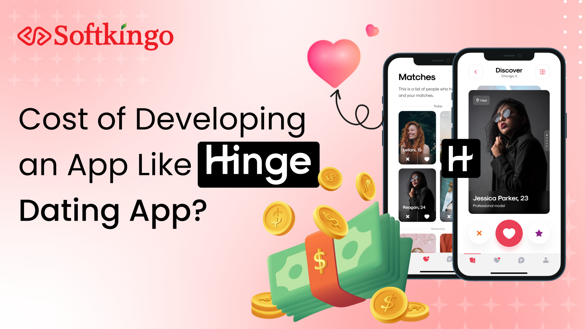 What Is the Cost of Developing an App Like Hinge Dating App?