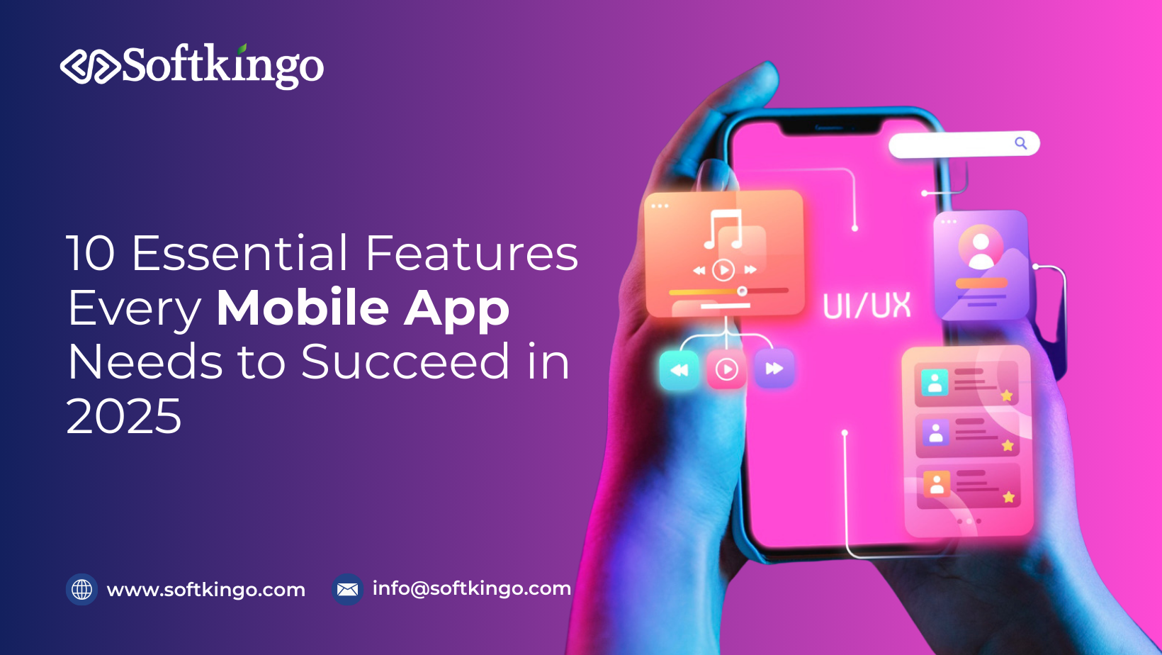 10 Essential Features Every Mobile App Needs to Succeed in 2025