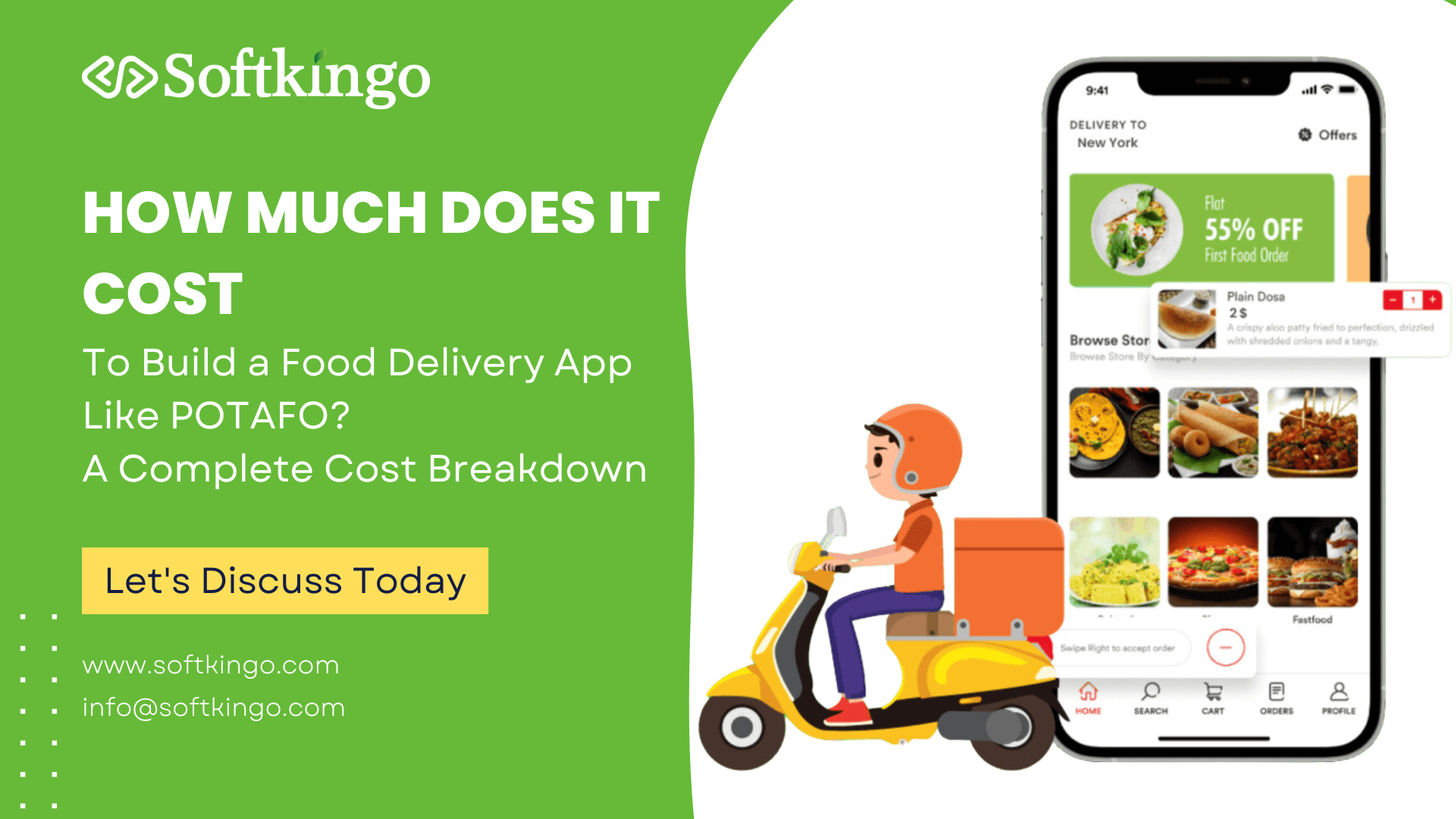 How Much Does It Cost to Build a Food Delivery App Like POTAFO? A Complete Cost Breakdown