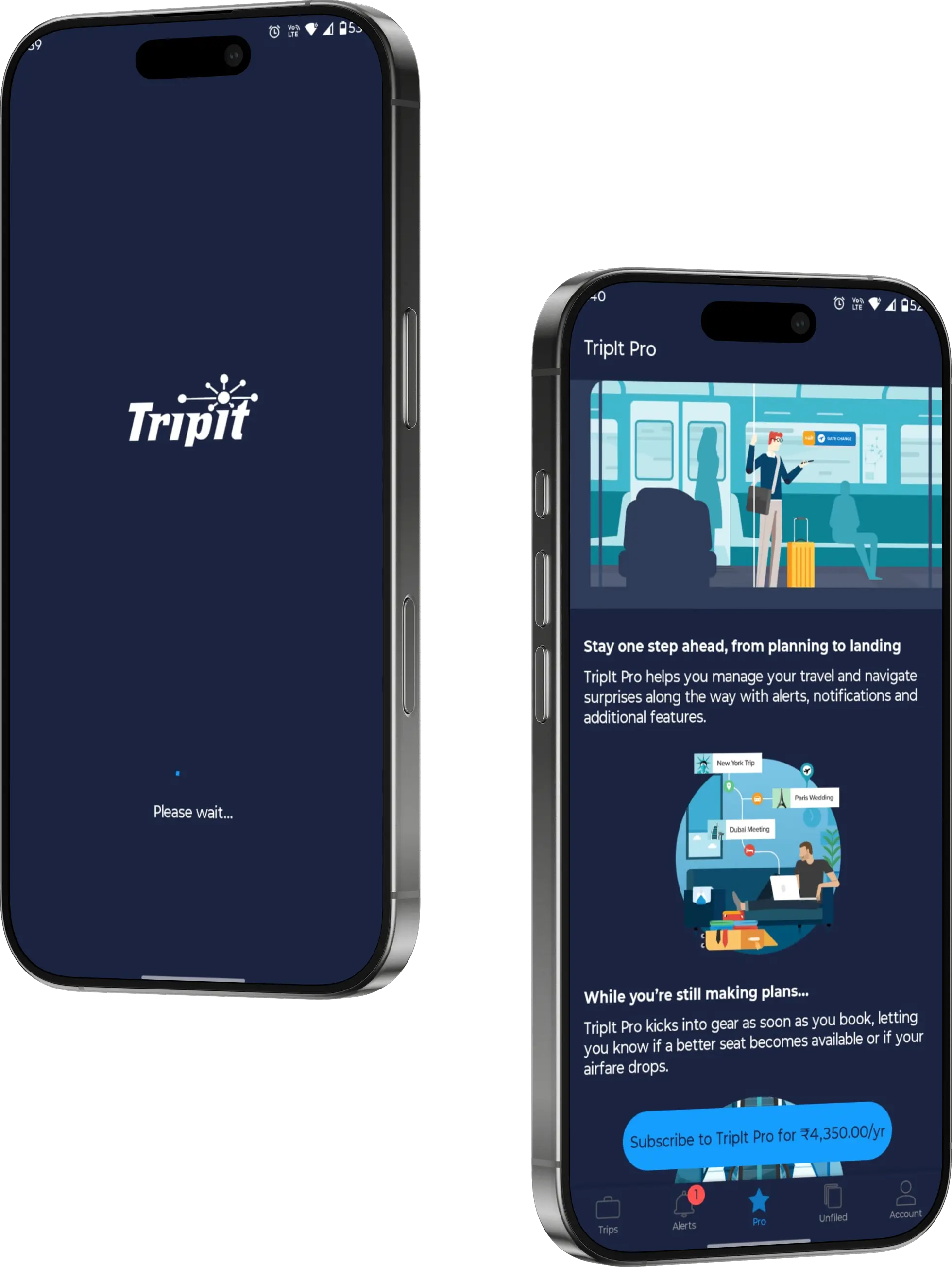 TripIt (Travel Planner App) mockup